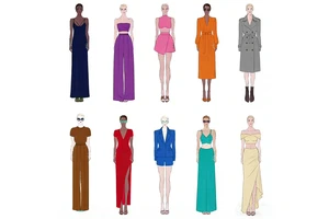 Women Dresses Multi Style Multi Color Strapless Halter V Neck Trench Coat Two Piece Set Maxi Slit Formal Casual OEM ODM Dresses