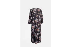 Long Sleeve Floral Maxi Dress - OEM