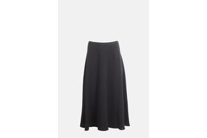 Flared Crepe Midi Skirt - OEM