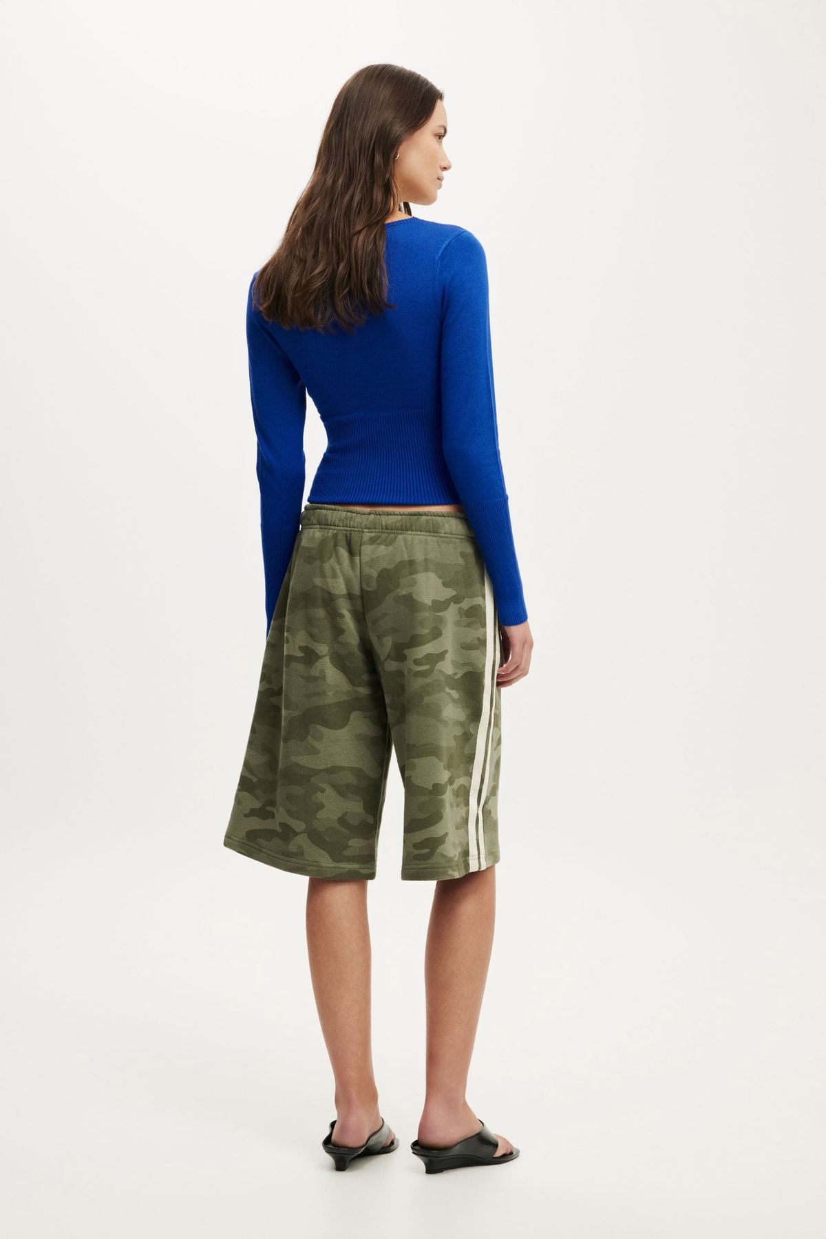 Women's Bermuda Sweatshort - Nikki Camo/Taping