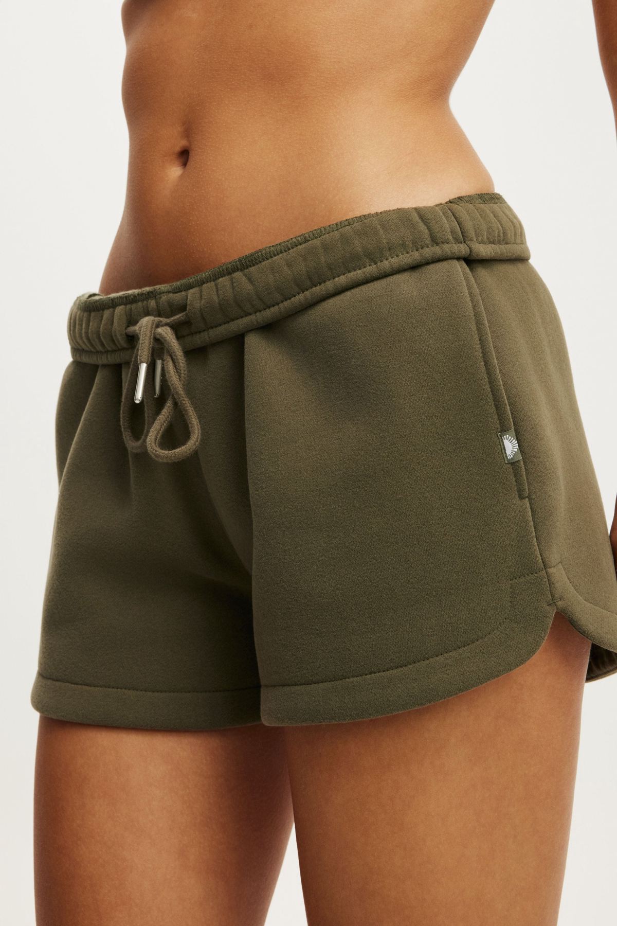 Women's Plush Classic Mini Short - Cuteility Green