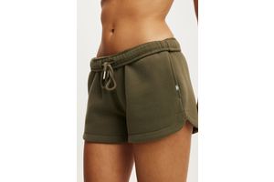Women's Plush Classic Mini Short - Cuteility Green