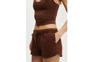 Women's Plush Classic Mini Short - Chestnut
