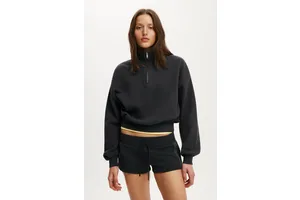 Women's Micro Sweatshort - Shadowstone/Stripe