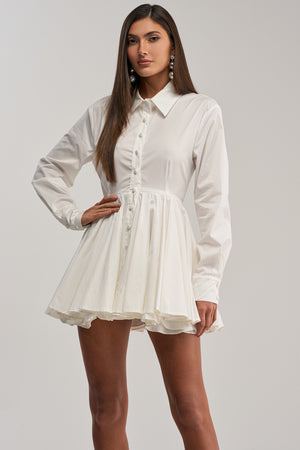 Women's The It Girl Poplin Mini Dress