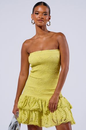 Women's Ready For Summer Ruffle Mini Dress