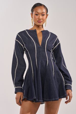 Women's Playdate Denim Mini Dress
