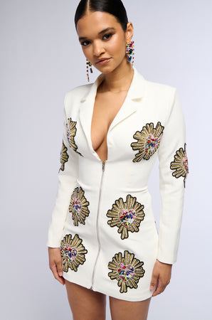Women's Heart Eyes For You Blazer Dress