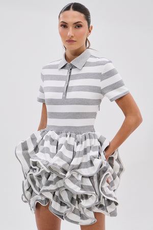Women's Office Siren Striped Shirt Dress