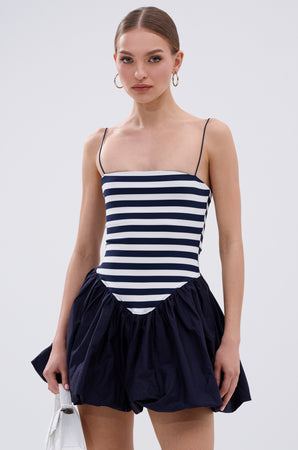 Women's Sail Away With Me Stripe Mini Dress