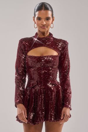 Women's Im Your Favorite Sequin Mini Dress