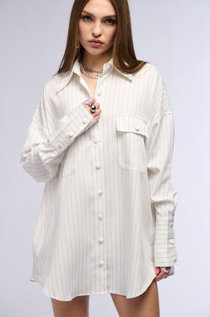Women's It Girl Oversized Shirt Dress