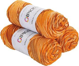 3PACK 5-Ply Variegated Yarn for Crocheting, Yarn Soft Each 3pcs/300g/630 Yards Soft Cozy, Multi-Color Gradient for Knitting Sweaters, Scarves: Ombre Dyeing and Production Notes