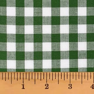 Perfect Green 5 Mini Buffalo Plaid Cotton Homespun Fabric by JCS - Sold by The Yard: Fabric Sourcing and Quality Notes