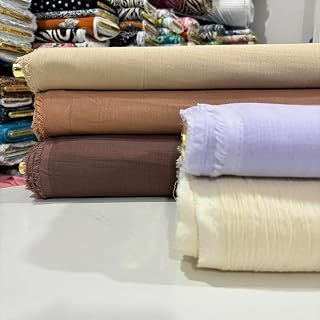 Grey Double Layered Cotton Muslin Linen Fabric, Clothing Fabric, Summer Fabric,Dress Fabric(140cm/1.53 Yards/55 inches): Fabric Sourcing and Quality Notes