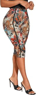 Women's Y2K Leopard Mesh 3/4 Length Club Capri Leggings: Print Design and Production Notes