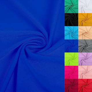 Nylon Spandex Fabric 80% Nylon, 20% Spandex Swimsuit Material Activewear Fabric 4-Way Stretch Lightweight Quick-Drying 59 inches Wide(Royal: Fabric Sourcing and Quality Notes