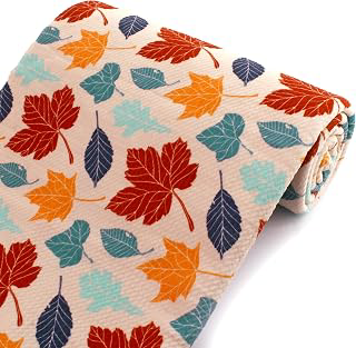 Vintage Fall Leaves Liverpool Bullet Fabric Textured Knit Jersey 4 Way Stretch - 6 Inch Strip: Fabric Sourcing and Quality Notes
