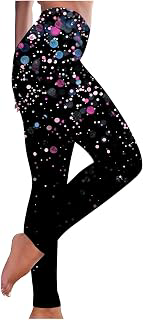 Women's Fashion Printed Yoga Pants Tight Straight Leg Leggings Stretchy Comfy Casual Beachwear Trousers: Print Design and Production Notes