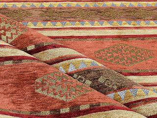 Kilim Pattern Upholstery Fabric Kilim Bohemian Boho Tapestry Tribal Southwestern Turkish Moroccan Mexican Ethnic Fabric by The Yard Meter (5: Jacquard Weave and Production Notes