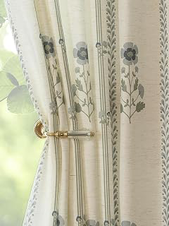 Pinch Pleated Curtains for Living Room Bedroom Dining Room - 84 Inches Light Filtering Floral Curtains Luxury Linen Drapes Farmhouse Window: Print Design and Production Notes