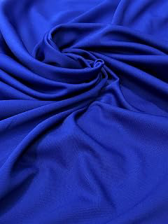 Sal Tex Fabrics, Royal Scuba Knitt Solid Two Way Stretch 100% Polyester Fabric, Sells by The Yard Royal: Fabric Sourcing and Quality Notes