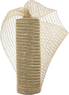 HUIHUANG Poly Burlap Mesh 10 inch Roll Natural Jute Deco Mesh Ribbon for Fall Wreaths, Christmas Tree, Swags, Garland, Bows Crafts, Home Decor: Fabric Sourcing and Quality Notes