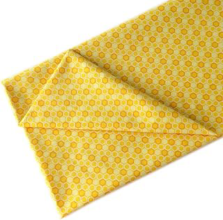 Cotton Fabric Bee Honeycomb Design by The Yard for Sewing DIY Crafting Fashion Design Full Width cuttable 36 x 43inches (91x109cm) color003: Fabric Sourcing and Quality Notes