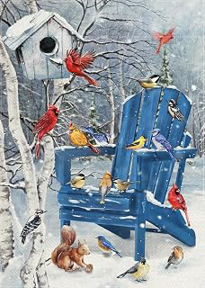 Winter Blue Chair Birds Decorative Garden Flag, Christmas Cardinal: Fabric Sourcing and Quality Notes
