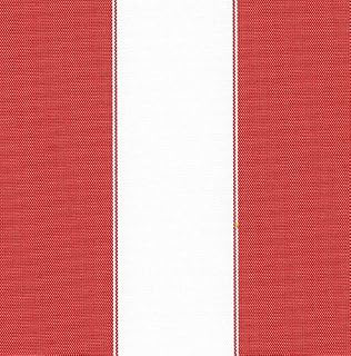 Waterproof Outdoor Canvas Stripes Red White 60 Inch Wide Fabric By the Yard from Luvfabrics ®: Fabric Sourcing and Quality Notes