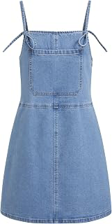 Womens Overall Dress with Pockets Denim Jumper Adjustable Strap Jean Dresses Loose Fit Summer Outfits: OEM Production and Sizing Notes