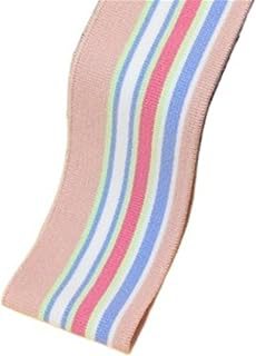 Elastic Ribbed Cuffs Rib Combed Rainbow Cuff Fabric by Half Yards Striped Stretch for Sewing Base Shirt Knitting Neckline 5x85CM/PCS(Color-27): Fabric Sourcing and Quality Notes