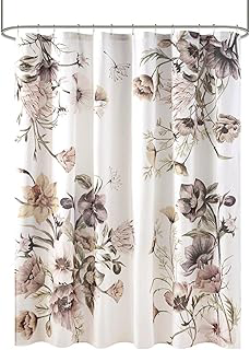 Madison Park Cassandra Shower Curtain for Bathroom, Cotton, 72 x 72, Blush: Jacquard Weave and Production Notes