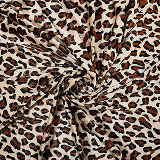 FINGERINSPIRE 2.2Yards Leopard Print Velboa Fabric 59.45inch Wide Gold Cheetah Upholstery Fabric Polyester Tiger Cheetah Fabric Animal Print: Fabric Sourcing and Quality Notes