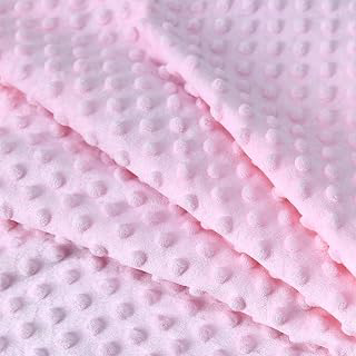 Surf turtle Pink Minky Dot Fabric, by The Yard, 36