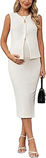 Maternity Clothes 2 Piece Summer Set Top And Skirt Photoshoot Dress Outfit: OEM Production and Sizing Notes
