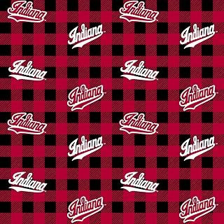 NCAA Indiana Hoosiers Buffalo Plaid Cotton Fabric By The Yard: Fabric Sourcing and Quality Notes