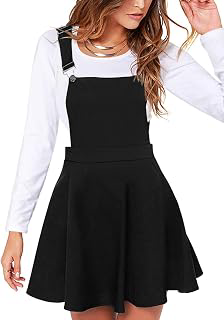 Overall Pinafore Dress for Women Pleated Mini Cute Suspender Skirt: OEM Production and Sizing Notes