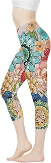 Yoga Leggings for Womens Girls High Waist Workout Pants Butt Lifting Soft Seamless Legging Buttery Soft XS-3X: Print Design and Production Notes