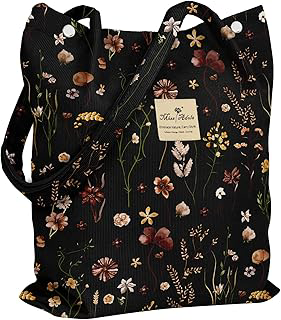 Miss Adola Corduroy Tote Bag for Women with Aesthetic Design: Print Design and Production Notes
