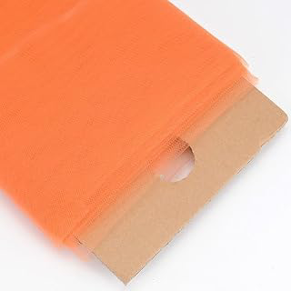 BBCrafts Orange Polyester Tulle Fabric Bolt 54 inch 40 Yards: Ombre Dyeing and Production Notes