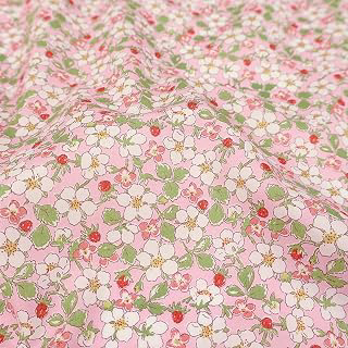 Strawberry & Floral Print Cotton Fabric Cut by The Yard for Quilting, Sewing, Bags, Crafts, Baby Dress, Holiday Party Decor, Home Décor, and: Print Design and Production Notes