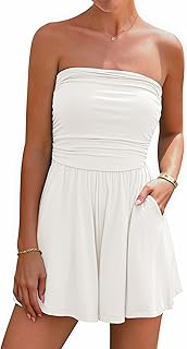 Strapless Boho Womens Romper 2026 Summer Tube Tops Shorts Jumpsuits: OEM Production and Sizing Notes