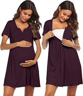Ekouaer Labor and Delivery Gown Maternity Nursing Nightgown Breastfeeding: OEM Production and Sizing Notes