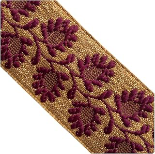 KVR Polyester Silk Brocade Jacquard Ribbon Lace Trim for Craft Sewing Embroidery Decoration Garment Dress Skirt Wedding Party Packing DIY: Yarn, Repeat and MOQ Guide