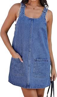 Denim Overall Dress for Women Adjustable Strap Mini Pinafore: OEM Production and Sizing Notes