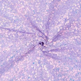 2 Yards Iridescent Purple Sequin Mesh Metallic Fabric By the Yard Pastel Glitter Bling Sparkle Sequins Bead Lace Netting Fabric for Sewing: Fabric Sourcing and Quality Notes