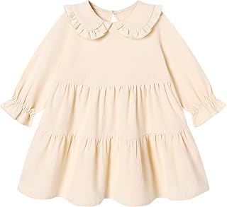 Toddler Girls Dress Long Sleeve Fall Winter Clothes 1-5T: OEM Production and Sizing Notes