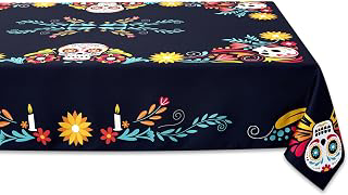 YiHomer Day of The Dead Halloween Tabletop - Dia De Los Muertos Floral Skeleton Mask, Cinco De Mayo Mexican Fiesta Party Home Kitchen Dining: Print Design and Production Notes