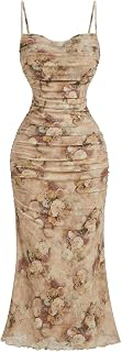 Women's Floral Wedding Guest Bridal Shower Summer Midi Dresses: OEM Production and Sizing Notes